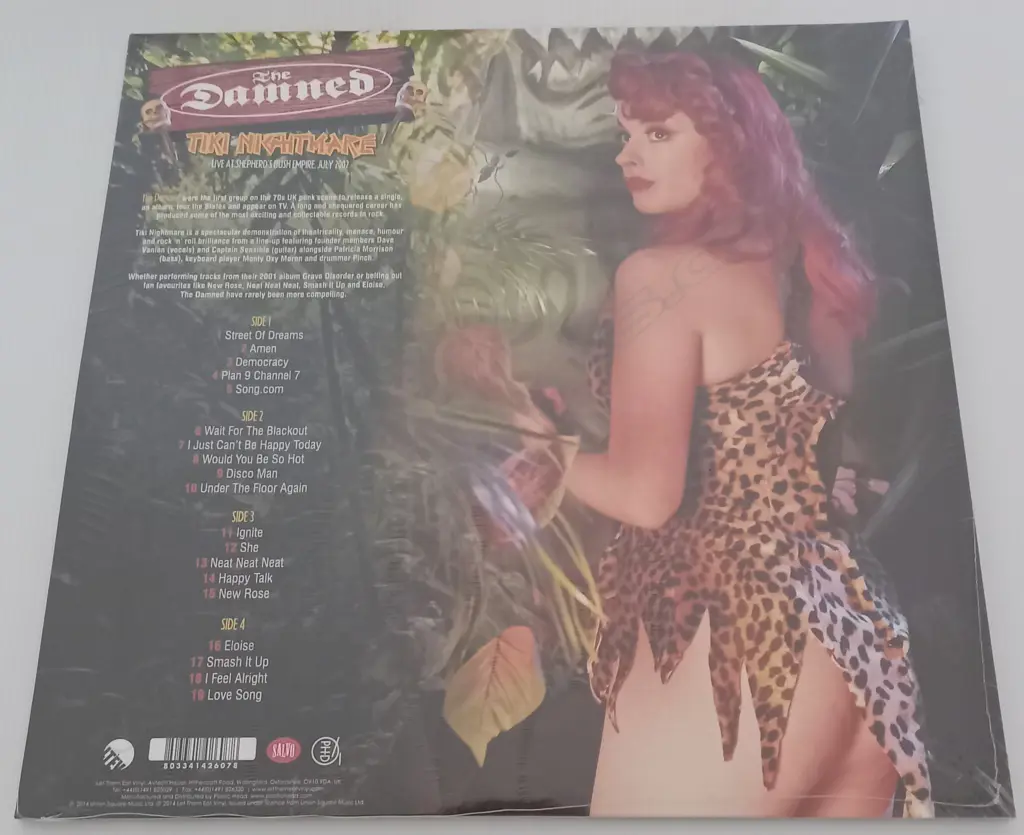 The Damned, Tiki Nightmare: Live In London, (Sealed album) Image 1++